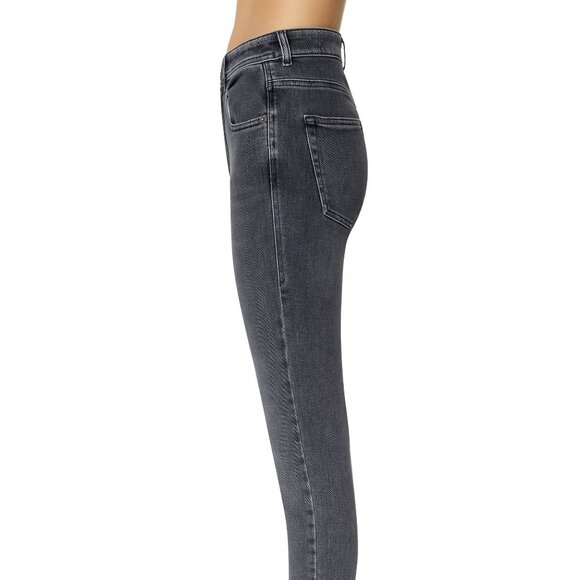 Diesel Women's High Rise Jeans - Black - Picture 2 of 6